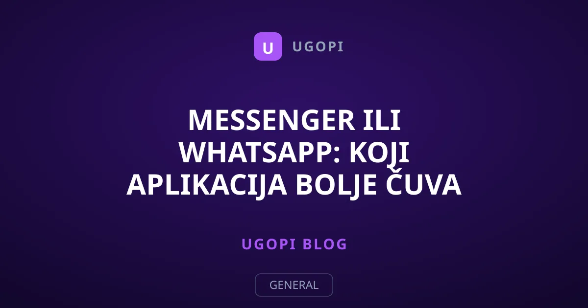 Messenger ili WhatsApp: Koji aplikacija bolje čuva privatnost?